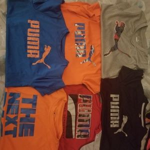 Boys active lot Puma size 5